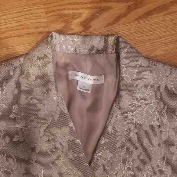 New Gold tone Rafael blazer size 14 - Picture 2 of 7